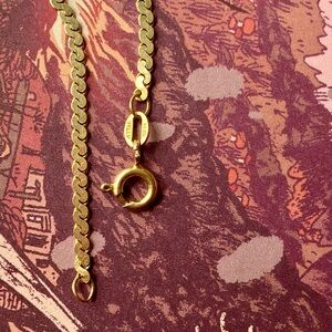 14k gold chain, italian